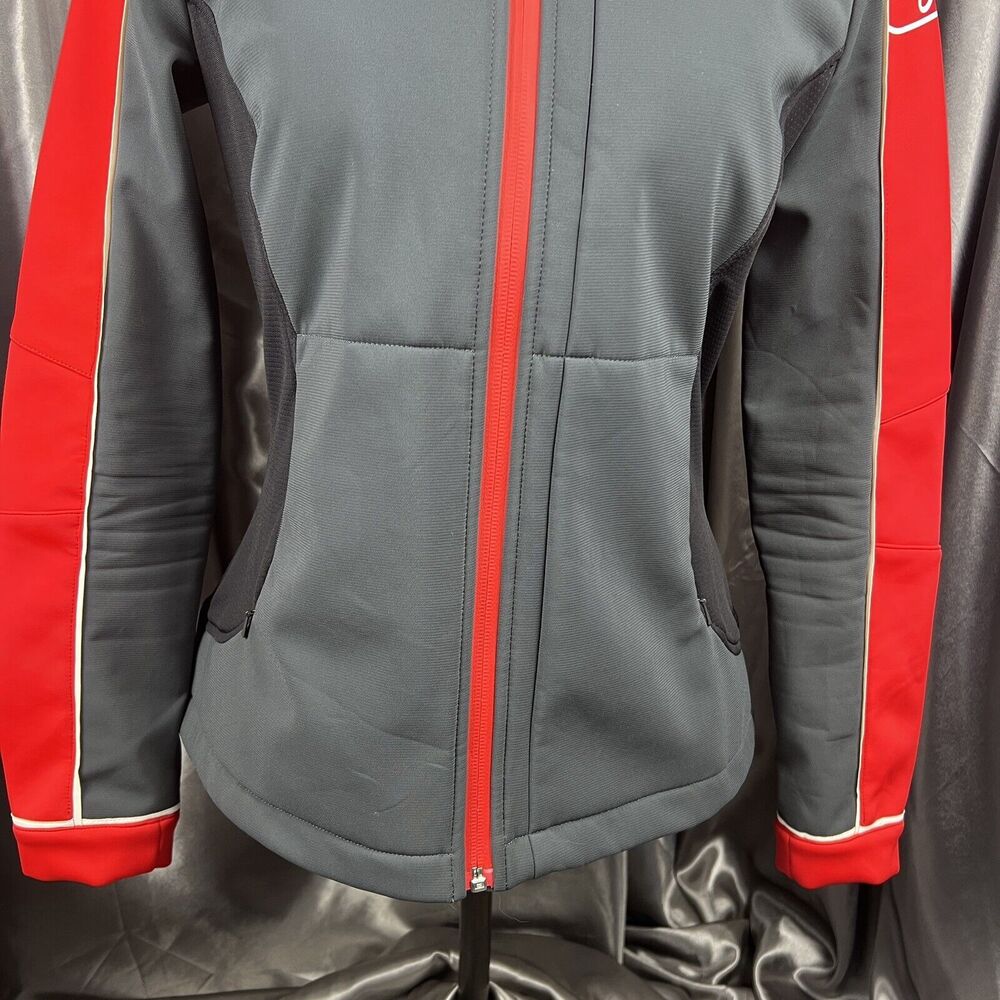 Alpinestars Women’s S Racing Development Livery Jacket Softshell Moto‎ Gray/Red - Picture 4 of 17